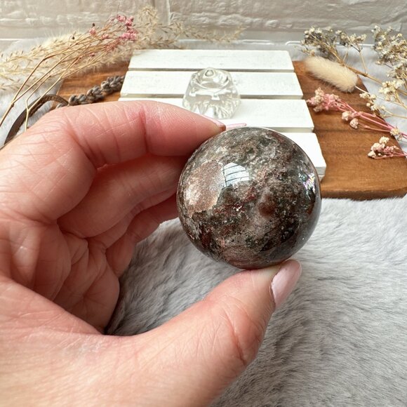 Small Garden Quartz Sphere - Picture 3 of 9